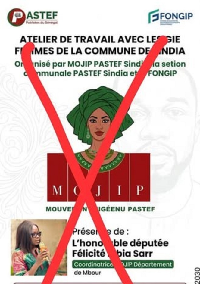 POLITISATION DES FINACEMENTS DU FONGIP : Des «patriotes» de Sindia dénoncent... POLITISATION DES FINACEMENTS DU FONGIP : Des «patriotes» de Sindia dénoncent...