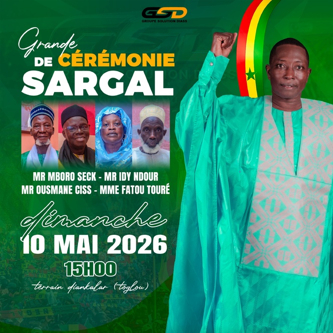 "SARGAL"-GROUPE SOLUTION : Le député Djiby Ciss honore les doyens de son mouvement "SARGAL"-GROUPE SOLUTION : Le député Djiby Ciss honore les doyens de son mouvement