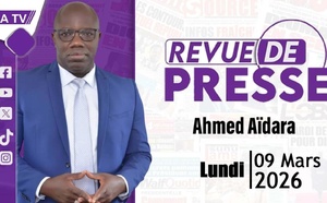 REVUE DE LA PRESSE : Ahmed Aïdara décortique les "Unes" des journaux de ce lundi 9 mars 2026