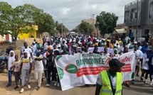 MBOUR : Grande marche de sensibilisation des patriotes contre l'émigration clandestine