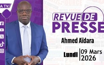 REVUE DE LA PRESSE : Ahmed Aïdara décortique les "Unes" des journaux de ce lundi 9 mars 2026